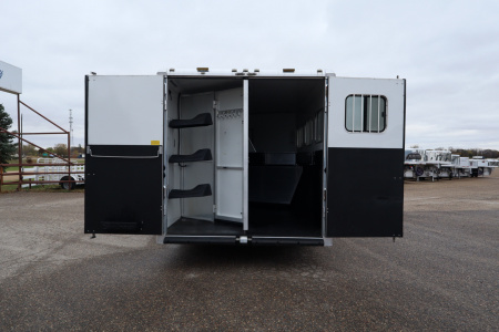 Used 2016 Sundowner 3 Horse LQ W/Slide-out Horse Trailer
