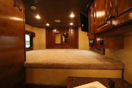 Used 2016 Sundowner 3 Horse LQ W/Slide-out Horse Trailer