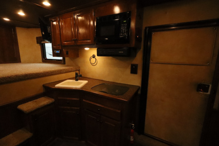 Used 2016 Sundowner 3 Horse LQ W/Slide-out Horse Trailer