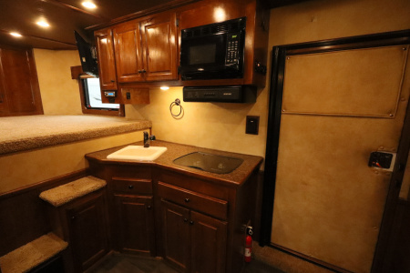 Used 2016 Sundowner 3 Horse LQ W/Slide-out Horse Trailer