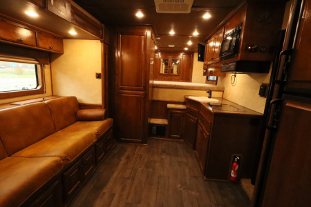 Used 2016 Sundowner 3 Horse LQ W/Slide-out Horse Trailer