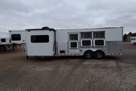 Used 2016 Sundowner 3 Horse LQ W/Slide-out Horse Trailer
