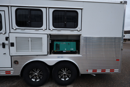 Used 2016 Sundowner 3 Horse LQ W/Slide-out Horse Trailer