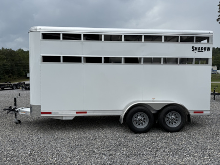 New 2025 Shadow 3 HORSE SLANT (STABLE LIGHT) Stock / Stock Combo Trailer