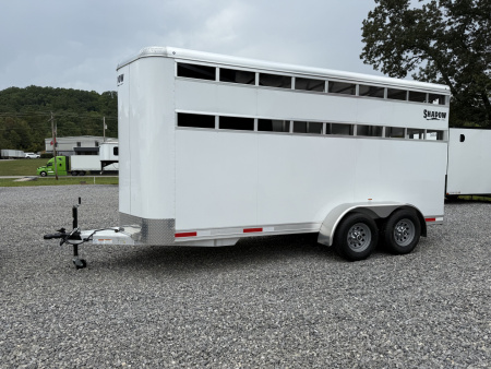 New 2025 Shadow 3 HORSE SLANT (STABLE LIGHT) Stock / Stock Combo Trailer