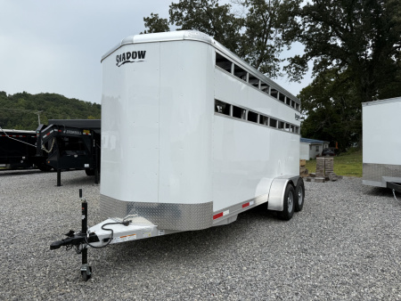 New 2025 Shadow 3 HORSE SLANT (STABLE LIGHT) Stock / Stock Combo Trailer