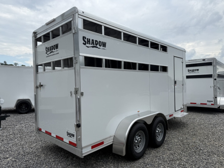 New 2025 Shadow 3 HORSE SLANT (STABLE LIGHT) Stock / Stock Combo Trailer