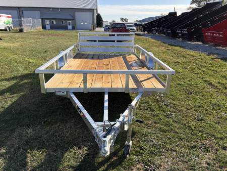 New 2026 H&H Trailers 82x12 Aluminum Rail Side Utility