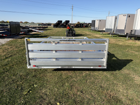 New 2026 H&H Trailers 82x12 Aluminum Rail Side Utility