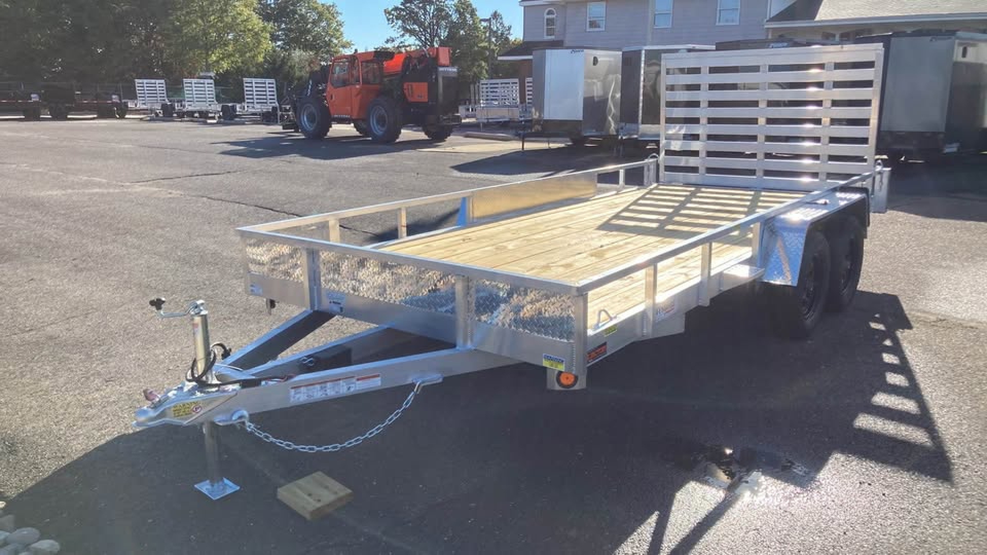 New 2026 Quality Steel and Aluminum 7x16 aluminum Utility Trailer