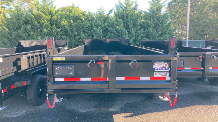 New 2026 Quality Steel and Aluminum 7x16 Dump Trailer