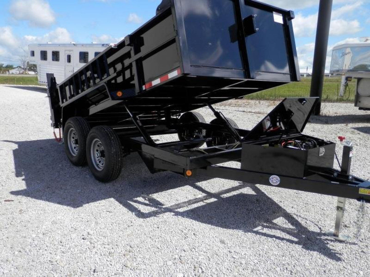 New 2026 Quality Steel and Aluminum 83"x12' Dump Trailer