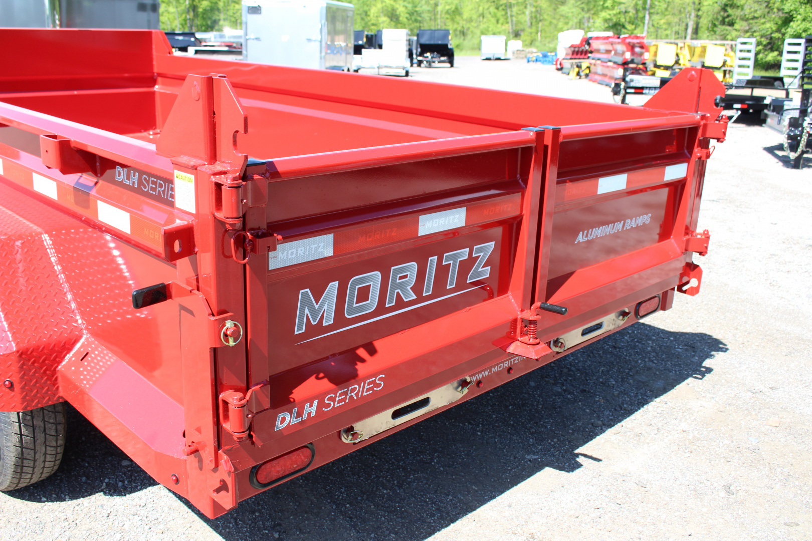 New 2026 Moritz 6' 10" x 14' Heavy Commercial DLH Series Dump Trailer - 14000# GVW