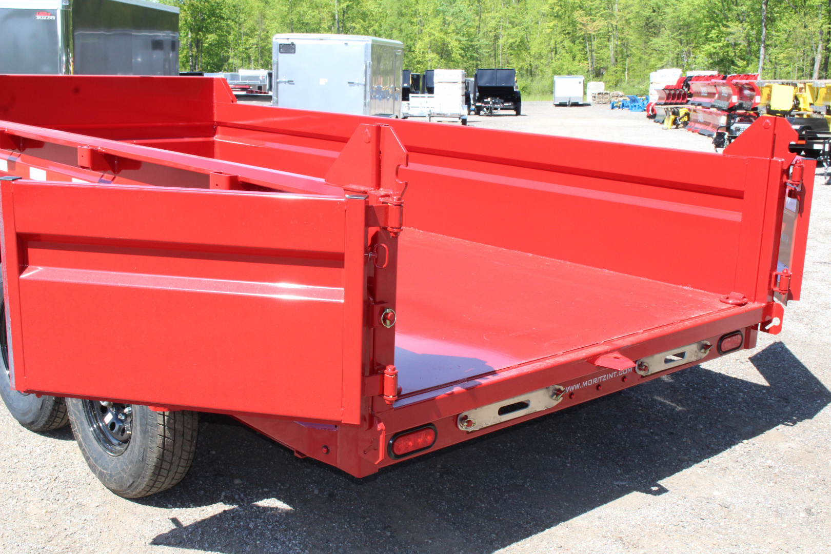 New 2026 Moritz 6' 10" x 14' Heavy Commercial DLH Series Dump Trailer - 14000# GVW