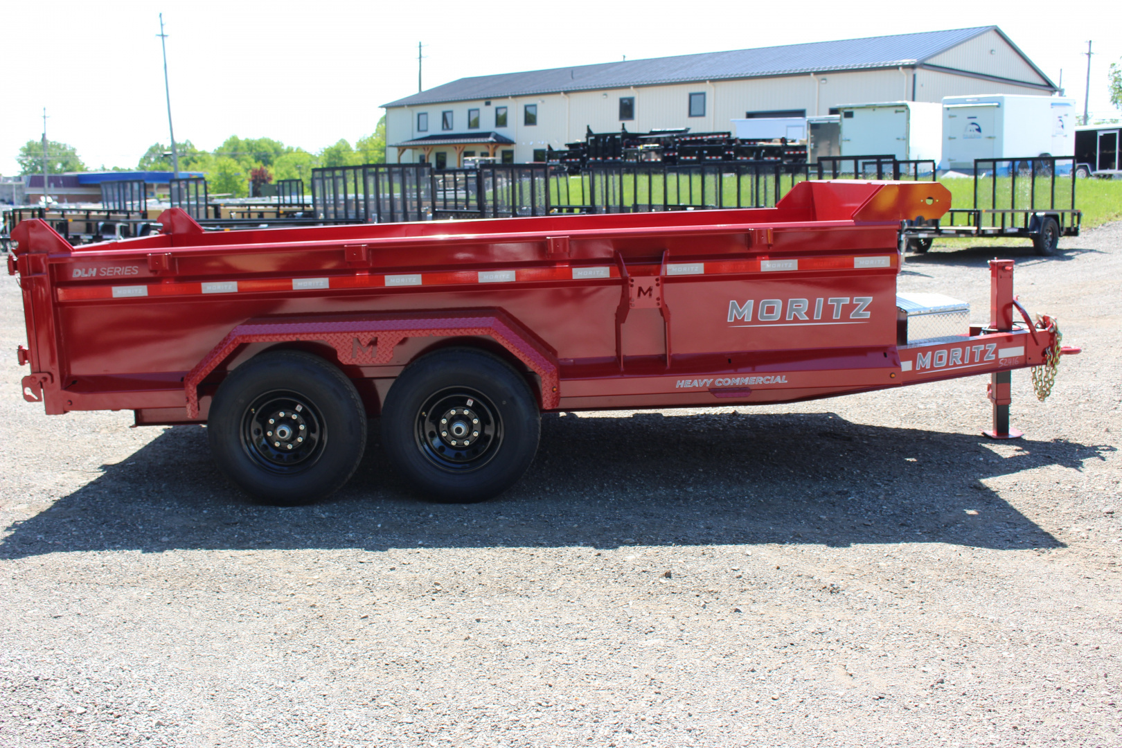 New 2026 Moritz 6' 10" x 14' Heavy Commercial DLH Series Dump Trailer - 14000# GVW