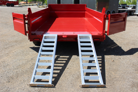 New 2026 Moritz 6' 10" x 14' Heavy Commercial DLH Series Dump Trailer - 14000# GVW