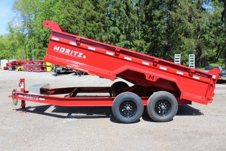 New 2026 Moritz 6' 10" x 14' Heavy Commercial DLH Series Dump Trailer - 14000# GVW