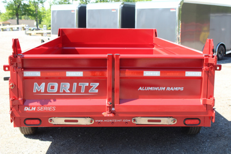 New 2026 Moritz 6' 10" x 14' Heavy Commercial DLH Series Dump Trailer - 14000# GVW