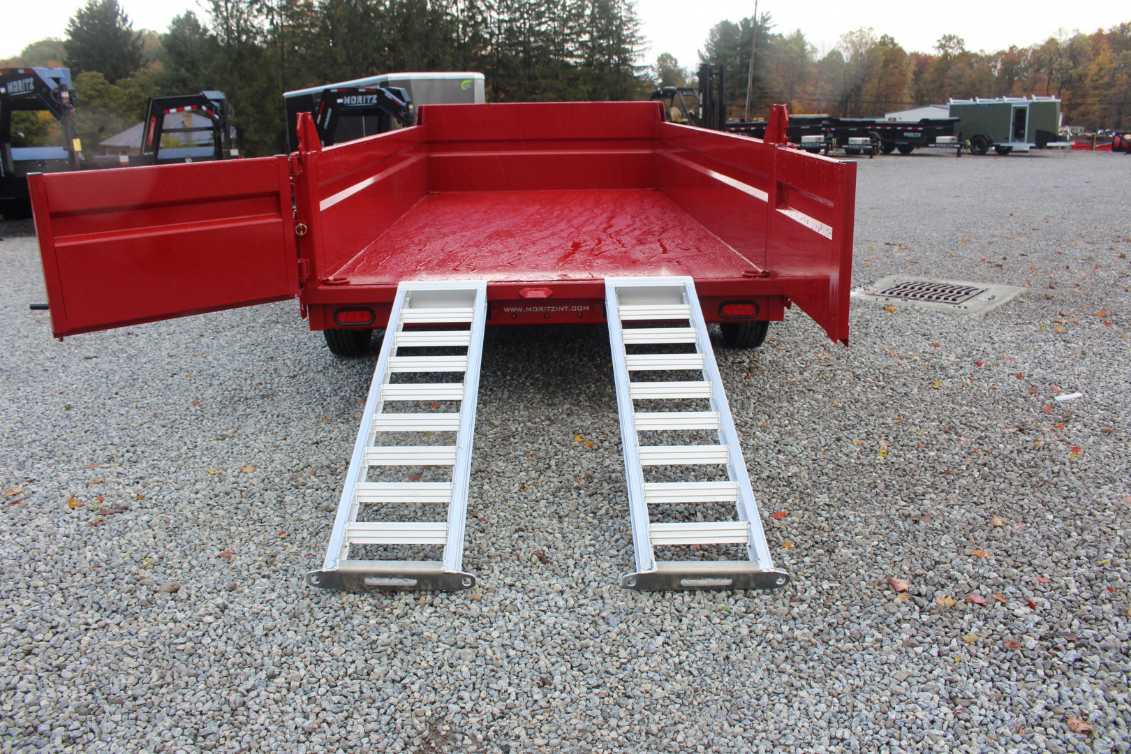 New 2026 Moritz 6' 10" x 14' Heavy Commercial DLH Series Dump Trailer - 16000# GVW