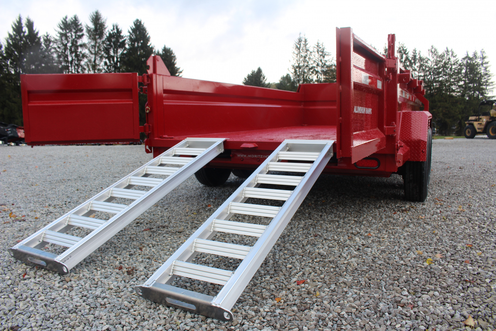 New 2026 Moritz 6' 10" x 14' Heavy Commercial DLH Series Dump Trailer - 16000# GVW