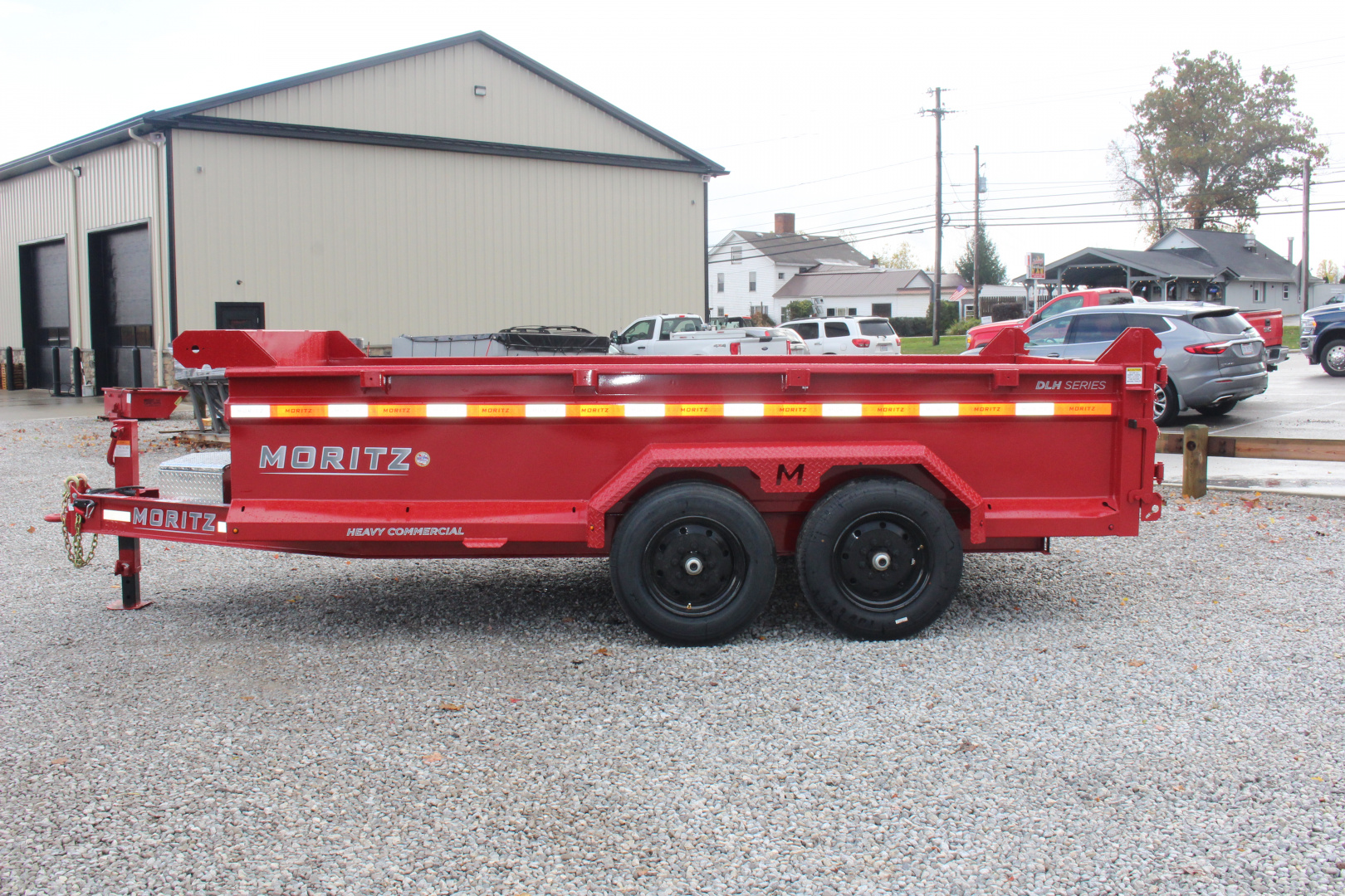 New 2026 Moritz 6' 10" x 14' Heavy Commercial DLH Series Dump Trailer - 16000# GVW