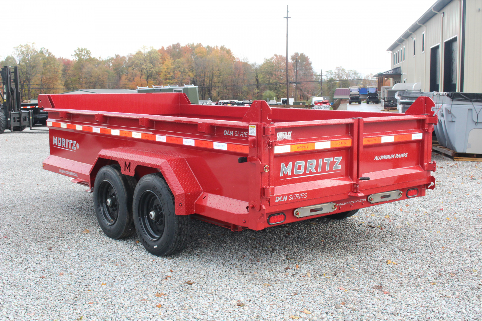 New 2026 Moritz 6' 10" x 14' Heavy Commercial DLH Series Dump Trailer - 16000# GVW