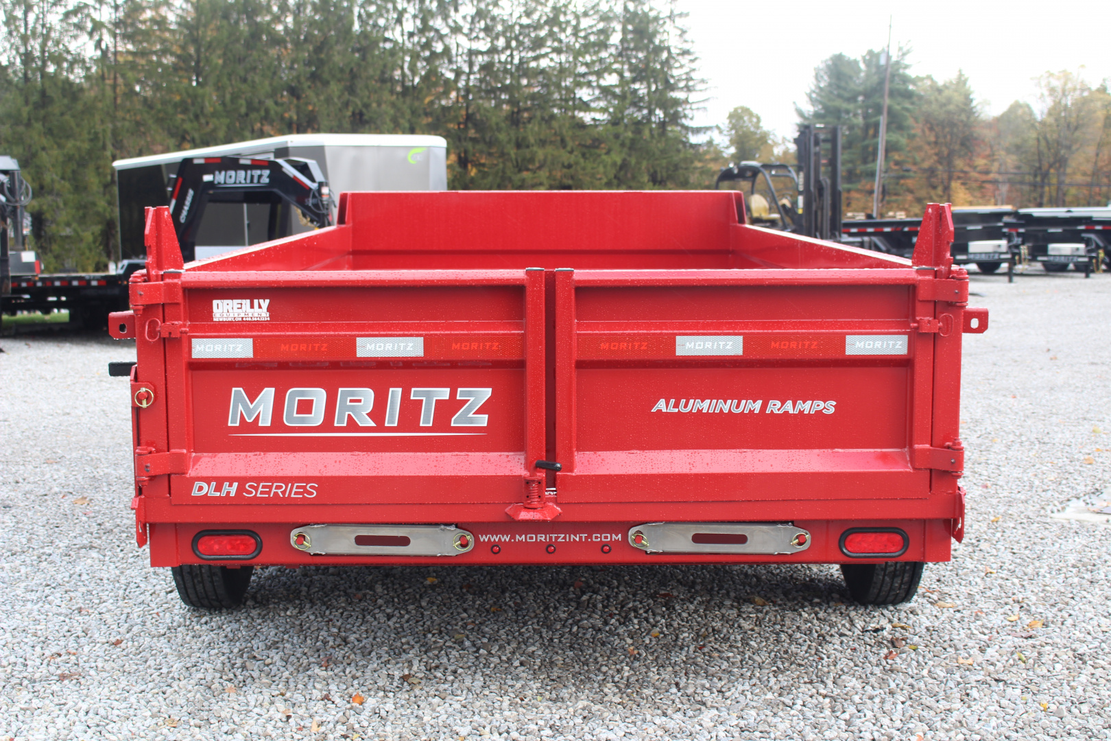 New 2026 Moritz 6' 10" x 14' Heavy Commercial DLH Series Dump Trailer - 16000# GVW