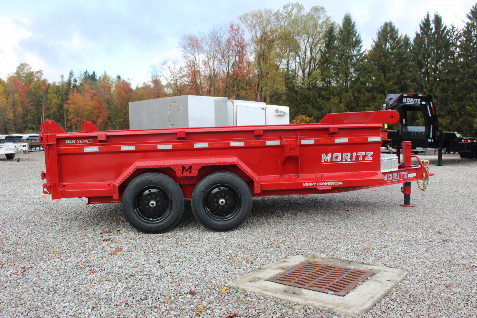 New 2026 Moritz 6' 10" x 14' Heavy Commercial DLH Series Dump Trailer - 16000# GVW