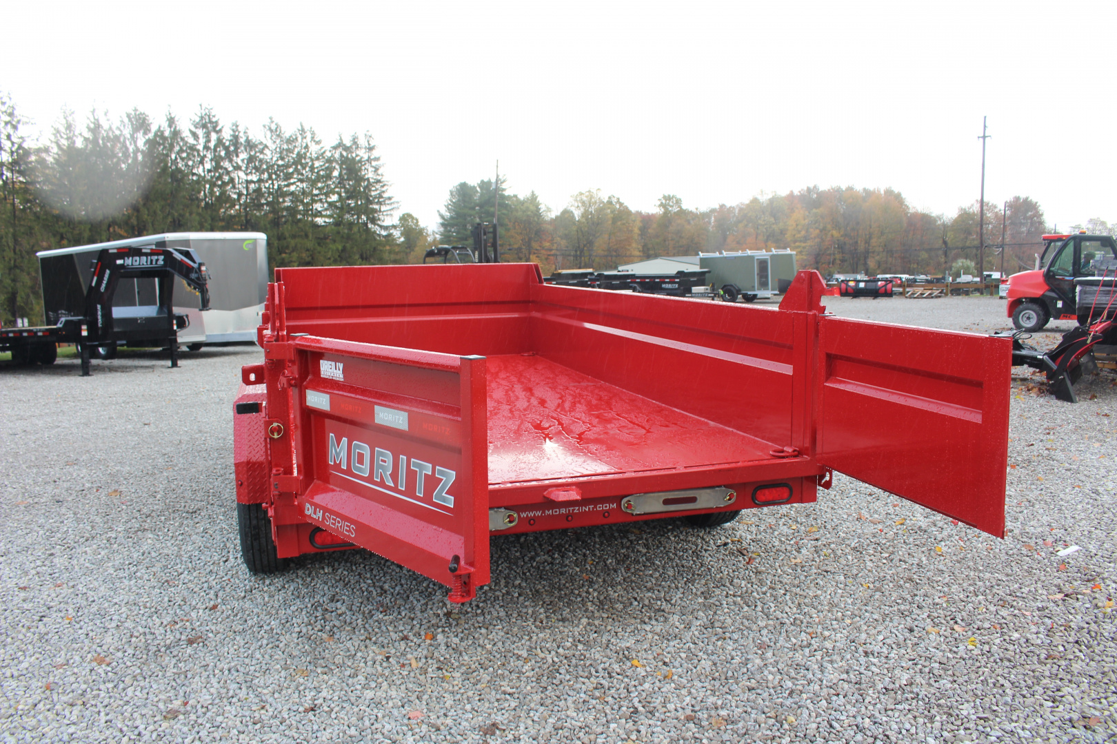 New 2026 Moritz 6' 10" x 14' Heavy Commercial DLH Series Dump Trailer - 16000# GVW