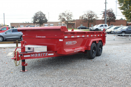 New 2026 Moritz 6' 10  x 14' Heavy Commercial DLH Series Dump Trailer - 16000# GVW