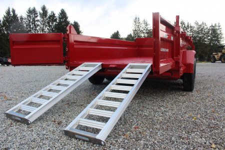 New 2026 Moritz 6' 10" x 14' Heavy Commercial DLH Series Dump Trailer - 16000# GVW