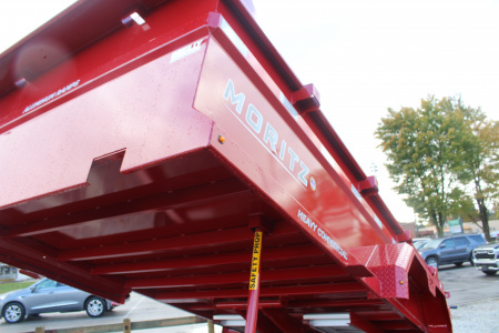 New 2026 Moritz 6' 10" x 14' Heavy Commercial DLH Series Dump Trailer - 16000# GVW