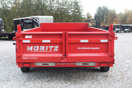 New 2026 Moritz 6' 10" x 14' Heavy Commercial DLH Series Dump Trailer - 16000# GVW
