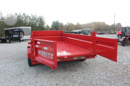 New 2026 Moritz 6' 10" x 14' Heavy Commercial DLH Series Dump Trailer - 16000# GVW