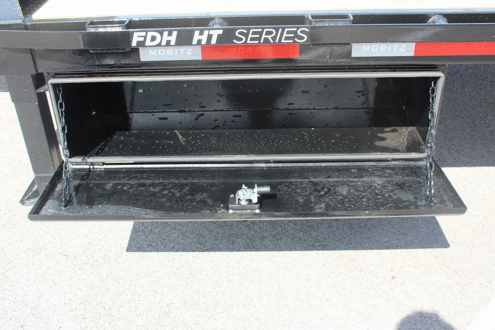 New 2026 Moritz FDGH Hydraulic Tail 40' GOOSENECK Deckover Flatbed Trailer- 25900# GVW