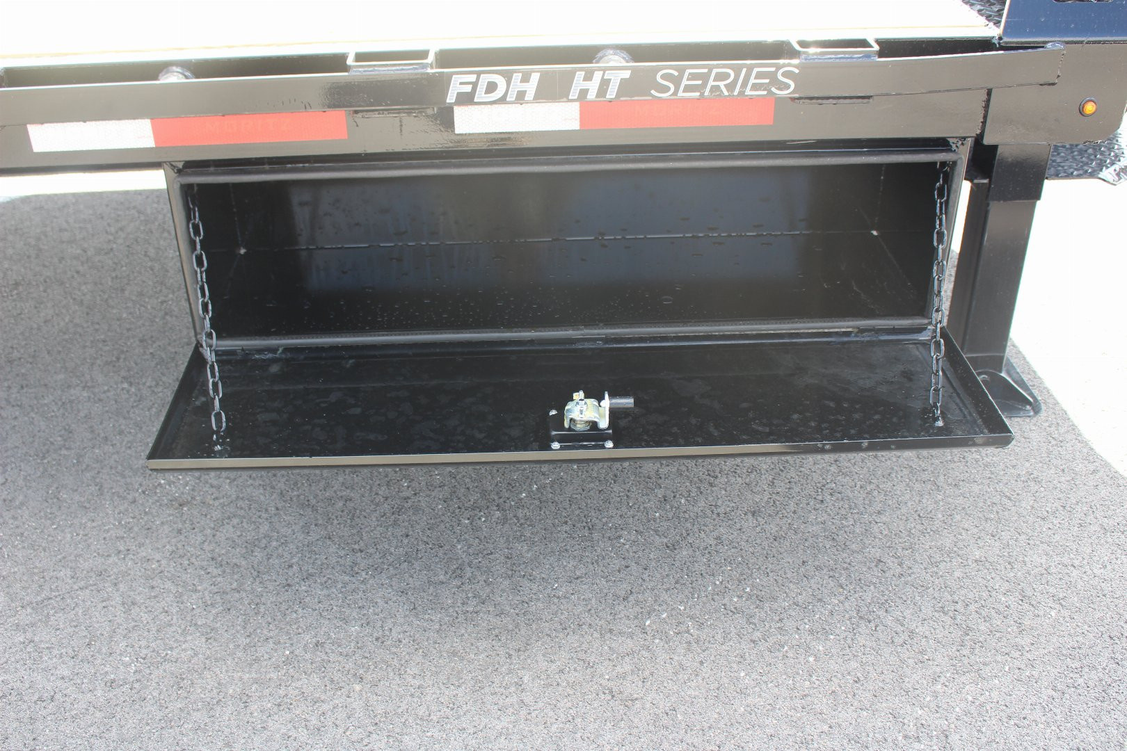 New 2026 Moritz FDGH Hydraulic Tail 40' GOOSENECK Deckover Flatbed Trailer- 25900# GVW