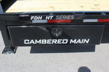 New 2026 Moritz FDGH Hydraulic Tail 40' GOOSENECK Deckover Flatbed Trailer- 25900# GVW