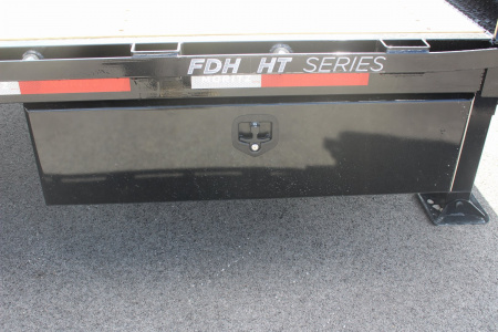 New 2026 Moritz FDGH Hydraulic Tail 40' GOOSENECK Deckover Flatbed Trailer- 25900# GVW