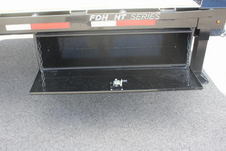 New 2026 Moritz FDGH Hydraulic Tail 40' GOOSENECK Deckover Flatbed Trailer- 25900# GVW