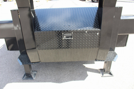 New 2026 Moritz FDGH Hydraulic Tail 40' GOOSENECK Deckover Flatbed Trailer- 25900# GVW