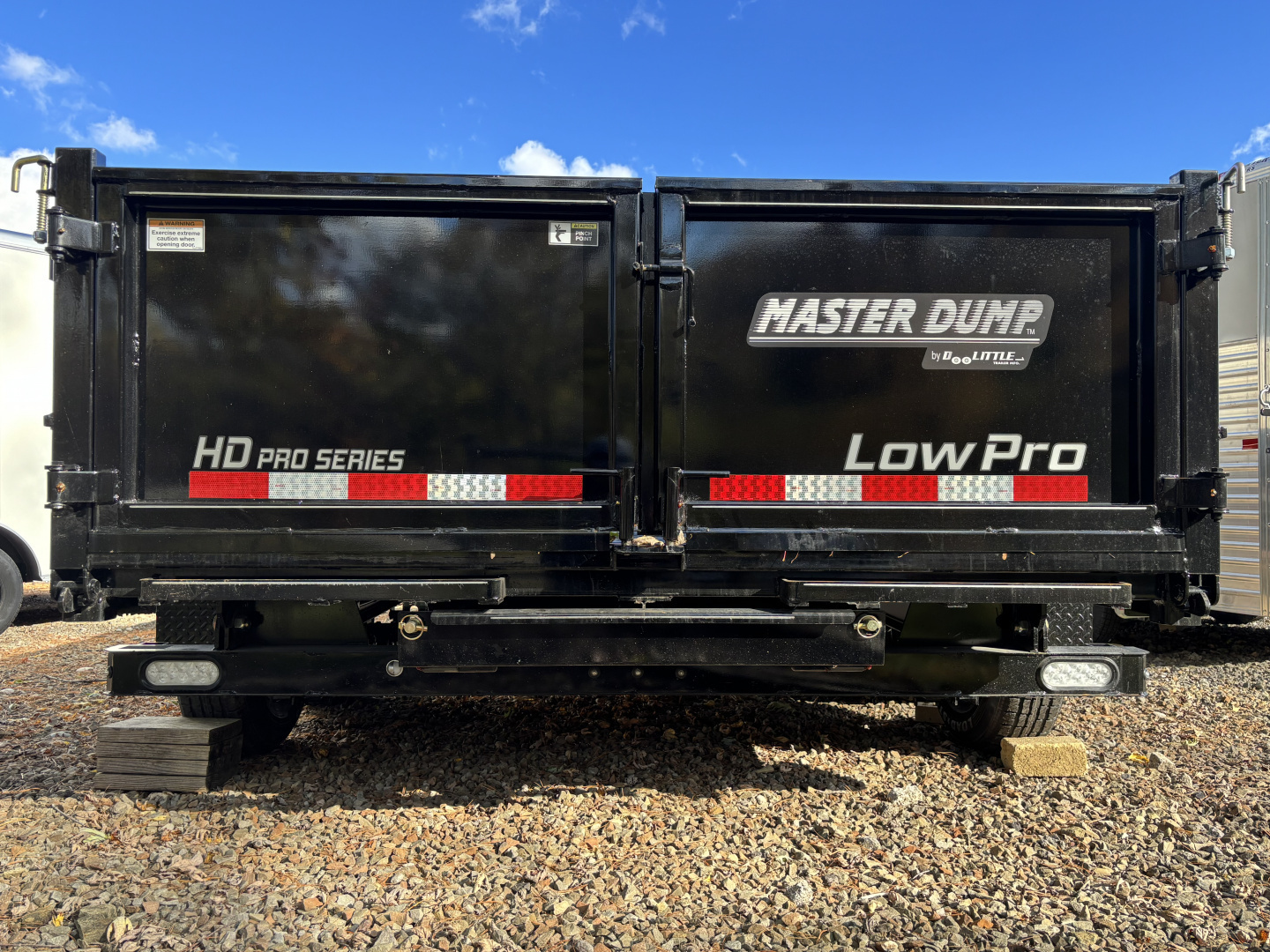 New 2026 Doolittle Trailers MD 82"X14' Gooseneck Dump Trailer W/ Wireless Remote - 14,000# GVWR
