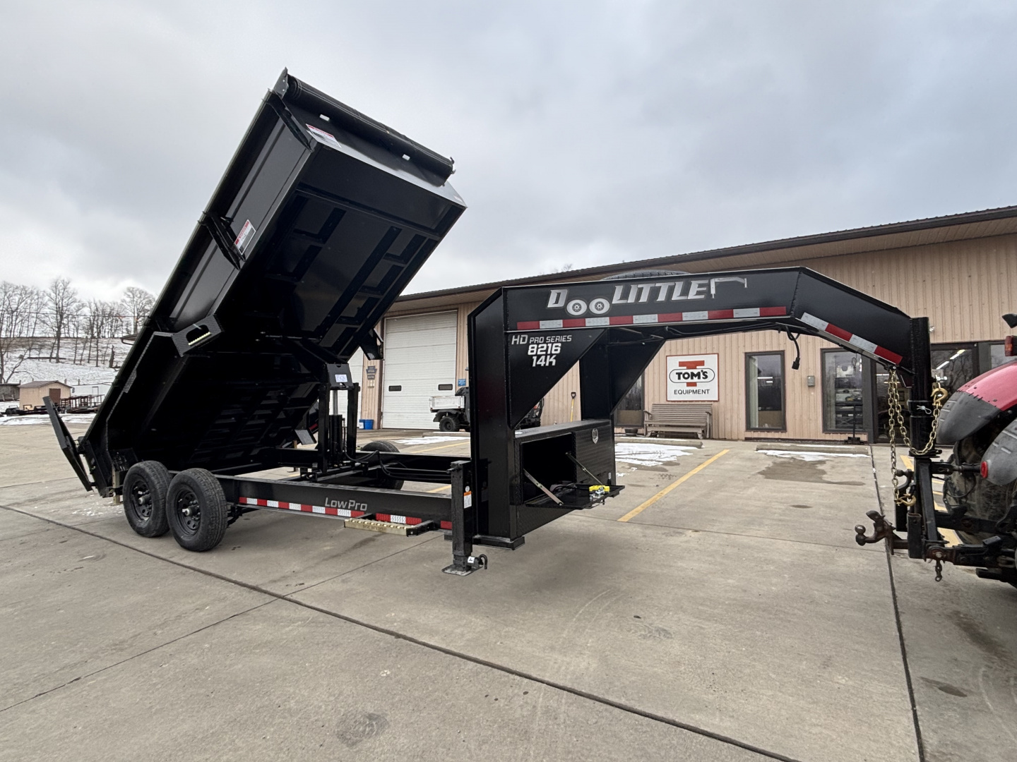 New 2026 Doolittle Trailers Master Dump 82"X16' Gooseneck Dump Trailer W/ Wireless Remote - 14,000# GVWR