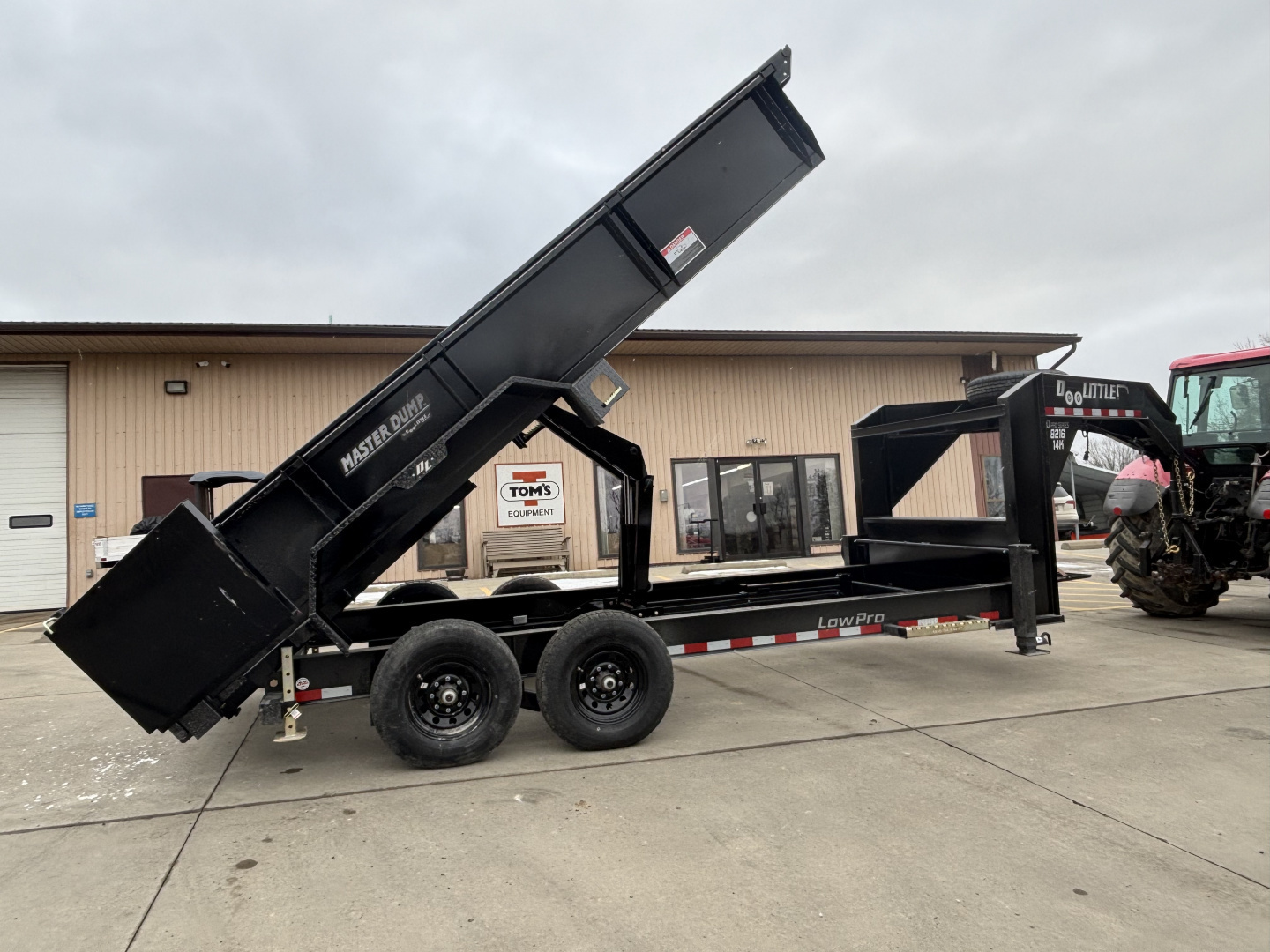 New 2026 Doolittle Trailers Master Dump 82"X16' Gooseneck Dump Trailer W/ Wireless Remote - 14,000# GVWR