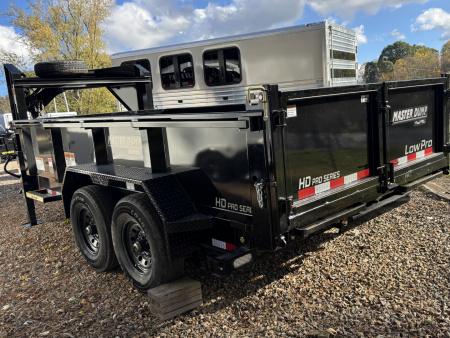 New 2026 Doolittle Trailers MD 82"X14' Gooseneck Dump Trailer W/ Wireless Remote - 14,000# GVWR