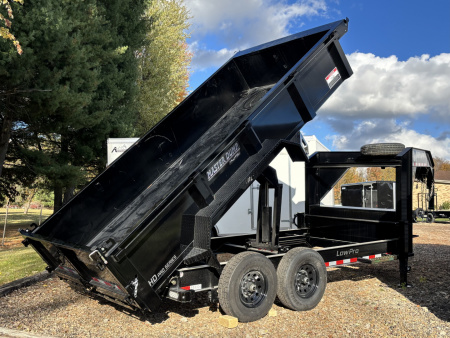 New 2026 Doolittle Trailers MD 82"X14' Gooseneck Dump Trailer W/ Wireless Remote - 14,000# GVWR