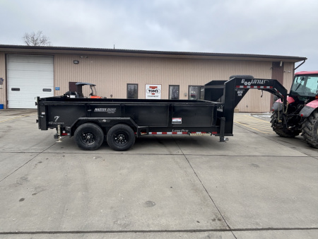 New 2026 Doolittle Trailers Master Dump 82"X16' Gooseneck Dump Trailer W/ Wireless Remote - 14,000# GVWR