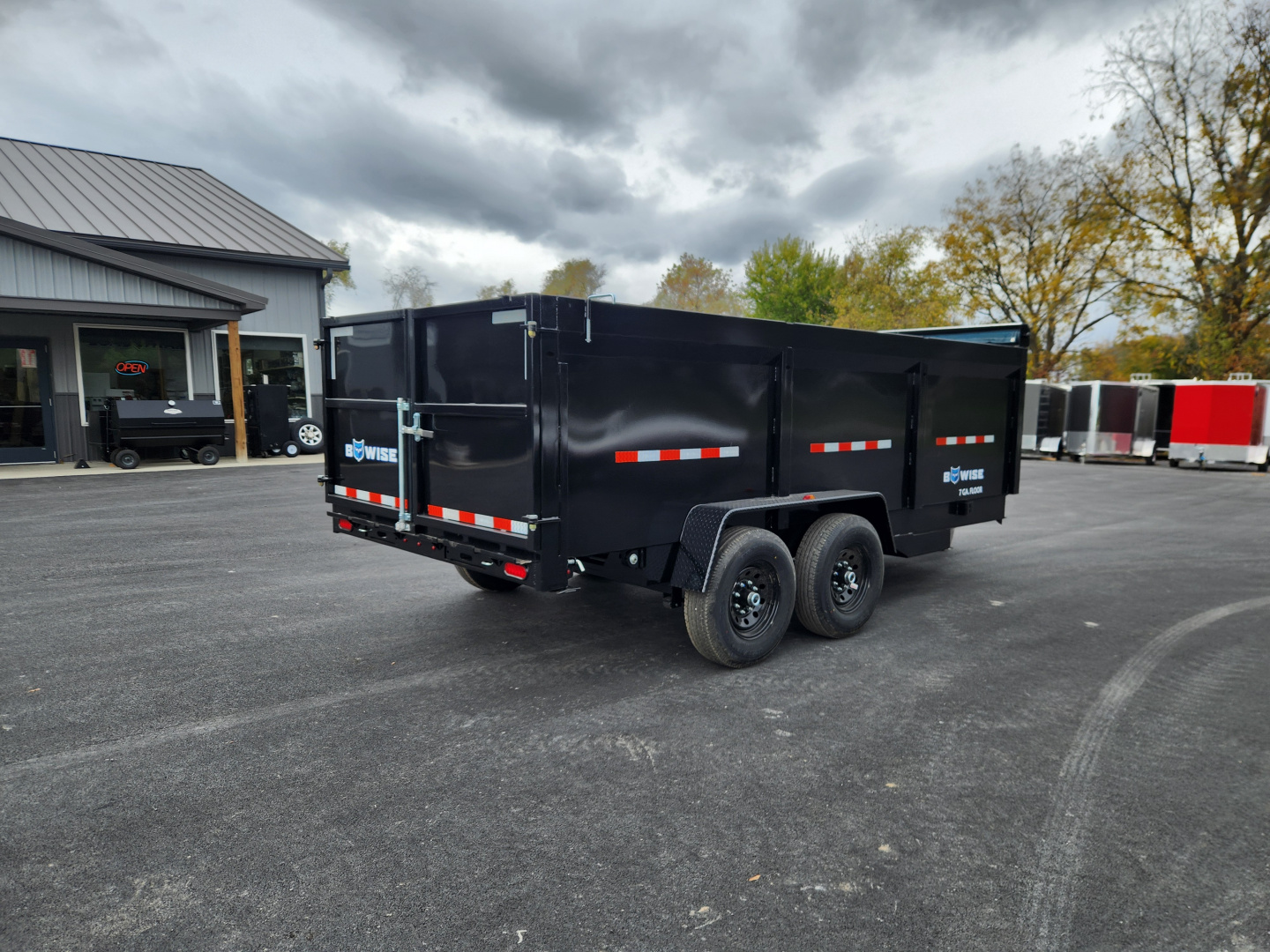 New 2026 BWISE DT14 81.5x16 14K Tandem Axle Dump Trailer