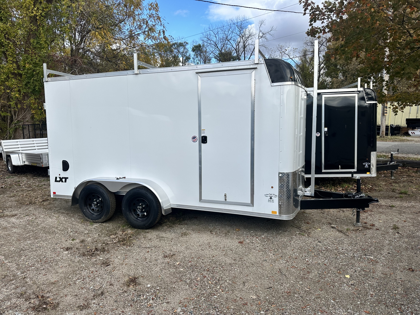 New 2026 LOOK LXT 7x14 Contractor trailer with barn doors
