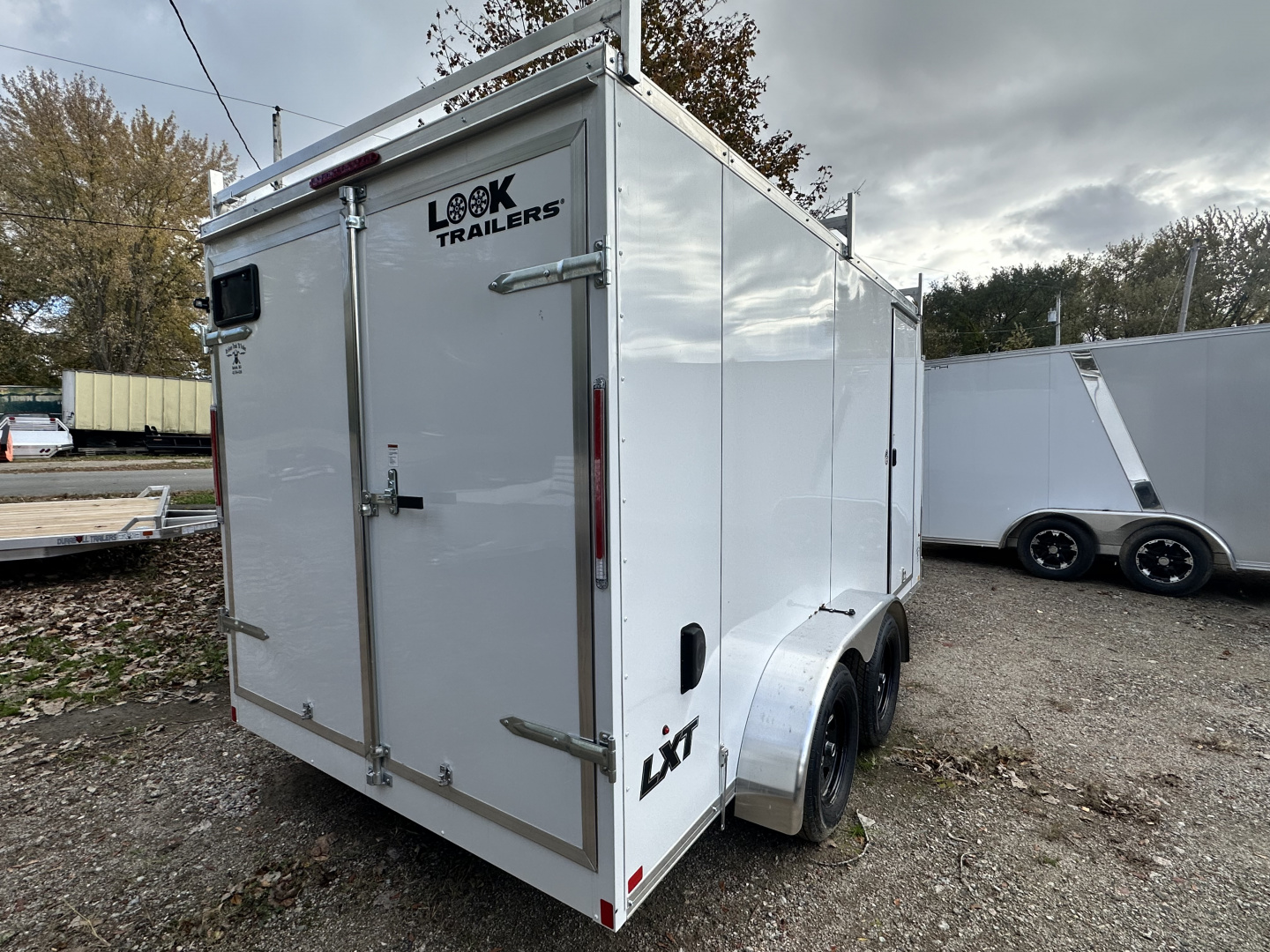 New 2026 LOOK LXT 7x14 Contractor trailer with barn doors