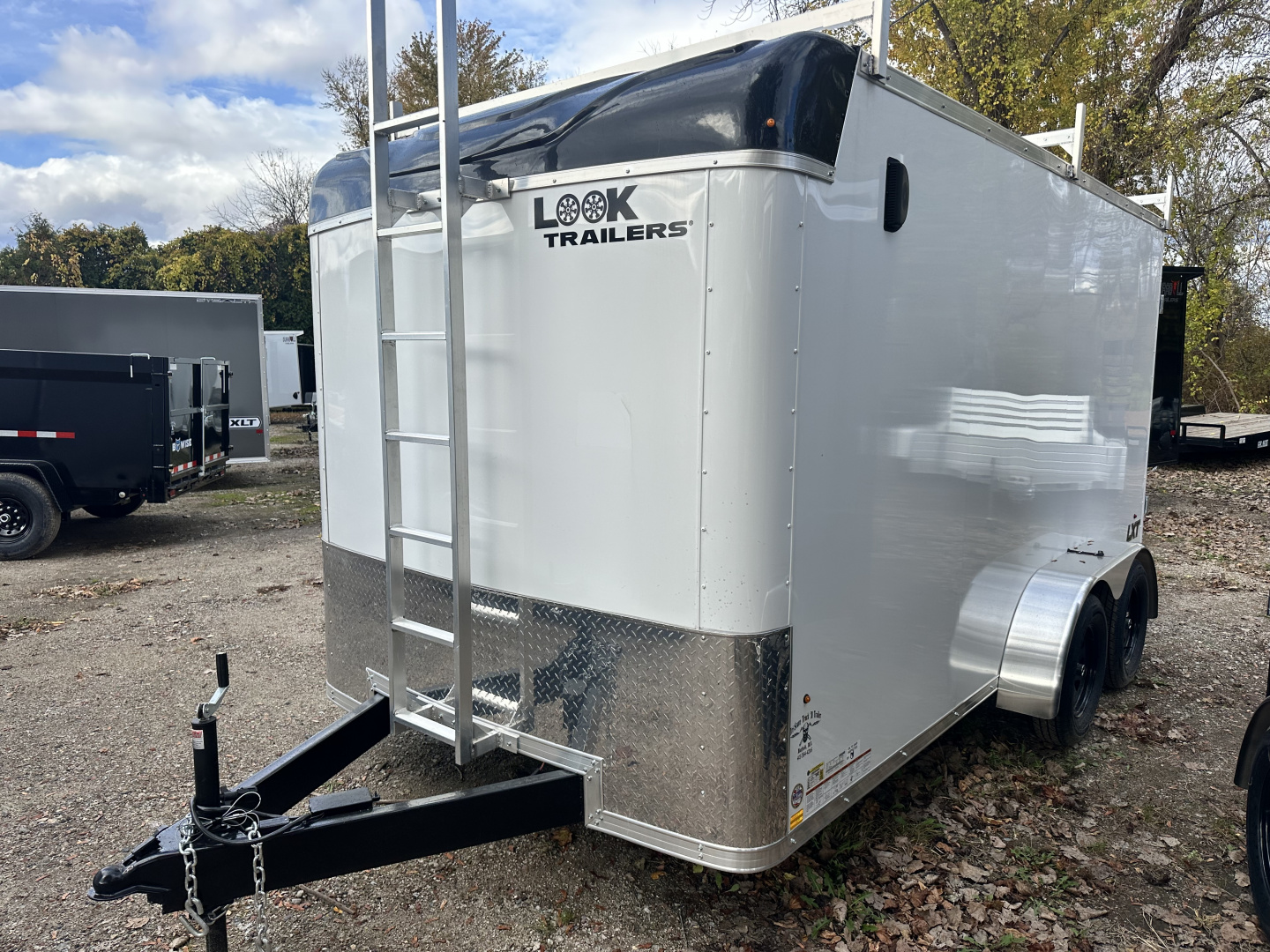 New 2026 LOOK LXT 7x14 Contractor trailer with barn doors